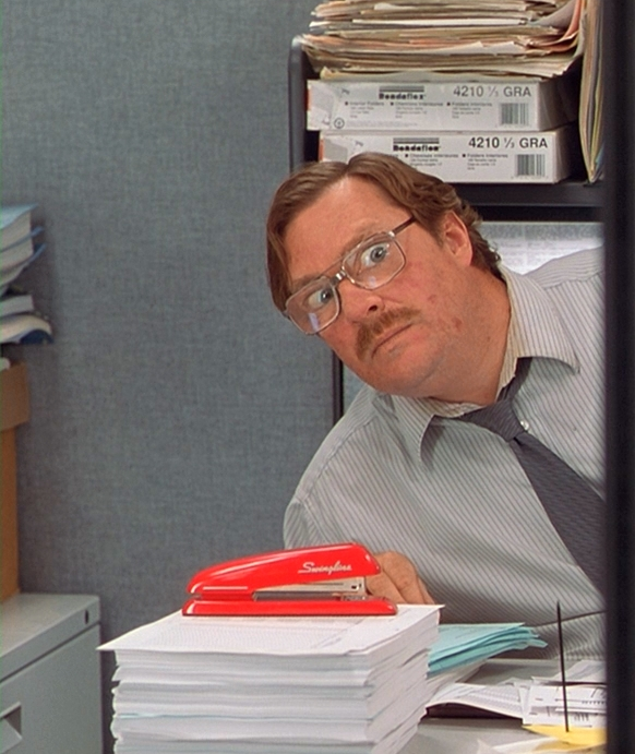 This is Milton from Office Space